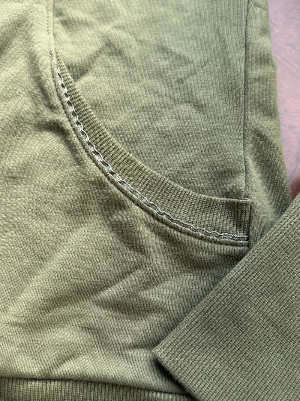 Cutter & Buck Olive High-Neck Full-Zip Cotton Blend Jacket - Women's Size XL - Picture 5 of 7